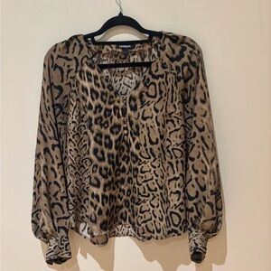 Express Animal Print Blouse